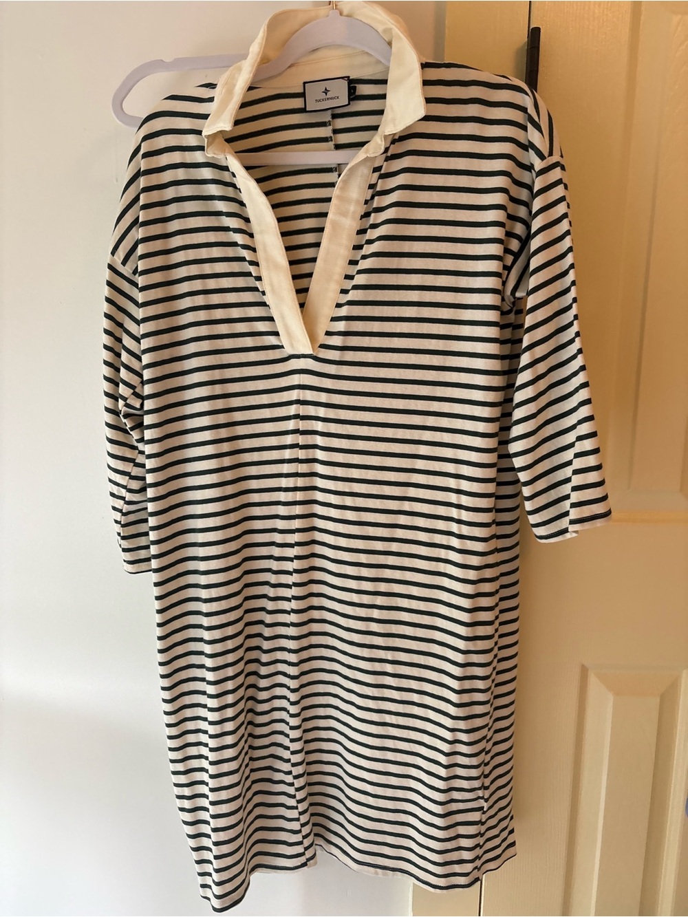 Tuckernuck Ashton striped polo dress